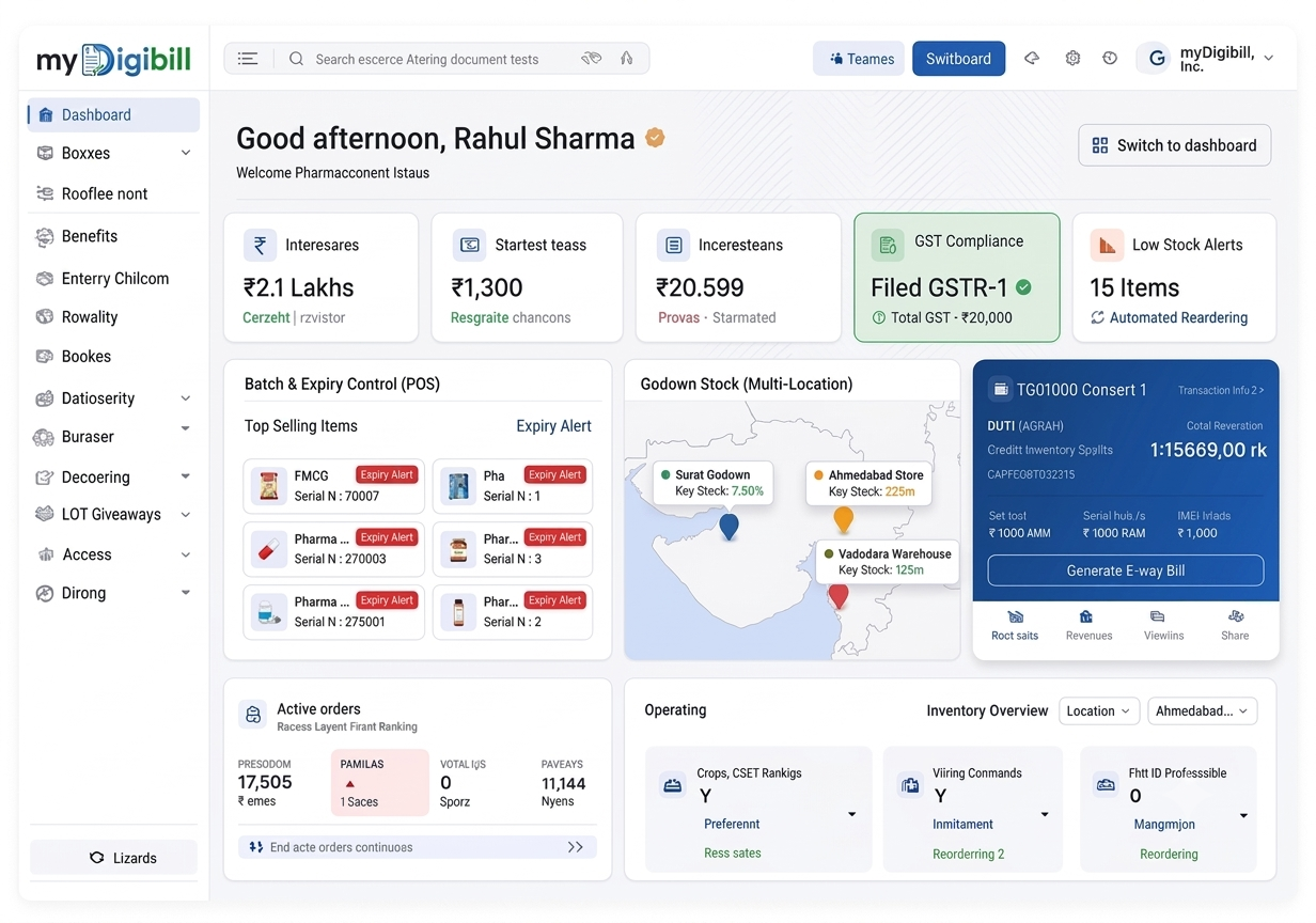 myDigiBill Batch & Expiry Control Dashboard